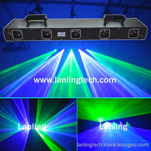 5 Heads Professional Laser Light / DJ Laser Light (L26554)